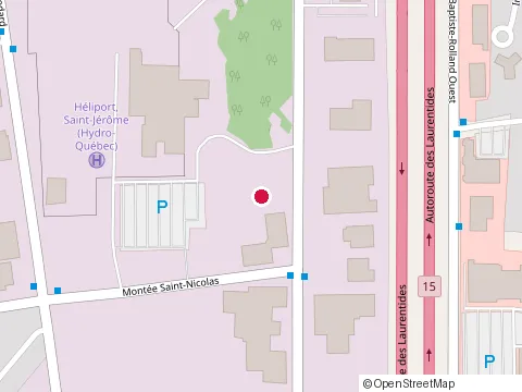 Location of Roofmart at 300 John-F.-Kennedy Rue, Saint-Jérôme