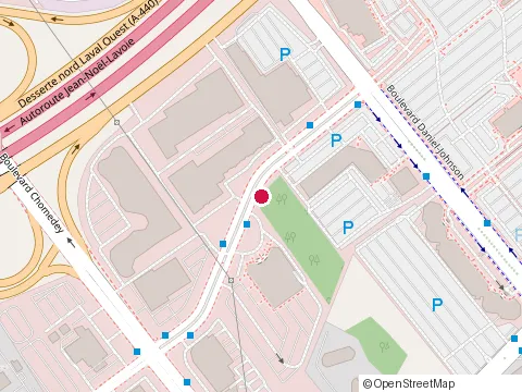 Location of Servier Canada Inc. at 3224 Avenue Jean-Béraud, Laval