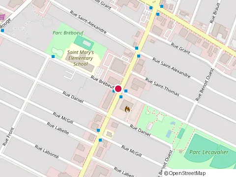 Location of St Mary'S Elementary School at 1863 Rue Brébeuf, Longueuil