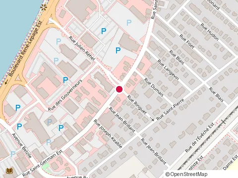 Location of Thai Express at 132 Rue St-Germain E, Rimouski