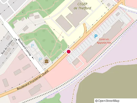 Location of Thai Express at 520 Frontenac Blvd O, Thetford Mines