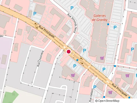 Location of Thai Express Restaurant Granby at 880 Rue Principale, Granby