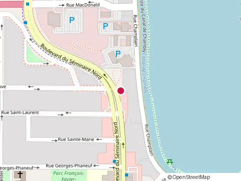 Location of Thai Express Restaurant Saint-Jean-Sur-Richelieu at 651 Bd du Séminaire N, Saint-Jean-sur-Richelieu