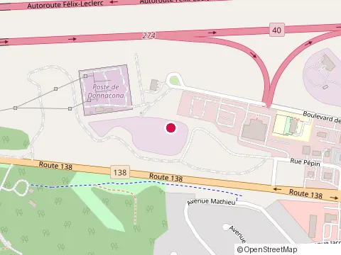 Location of Thaïzone at 164 Boulevard des Écureuils, Donnacona