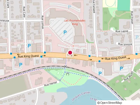 Location of Therrien Couture Joli-Coeur at 2207 Rue King Ouest #310, Sherbrooke