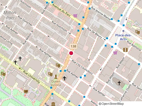 Location of Tour Sherbrooke - Hazelview Properties at 450 Rue Sherbrooke E, Montréal