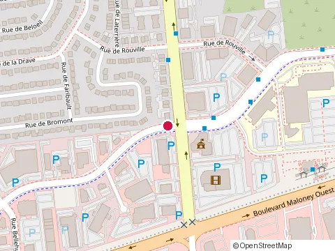 Location of Trévi Gatineau at 620 Boulevard de la Gappe, Gatineau