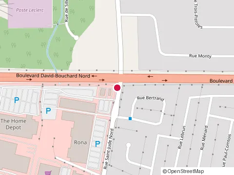 Location of A&W Canada at 250 Rue Saint-Jude N, Granby