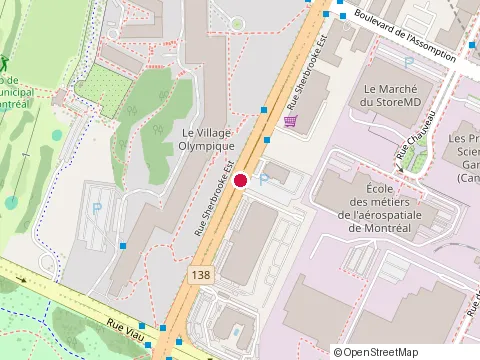 Location of A&W Canada at 5150 Sherbrooke St W, Montréal