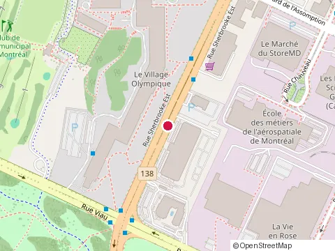 Location of Aide Juridique at 5100 Rue Sherbrooke E, Montréal