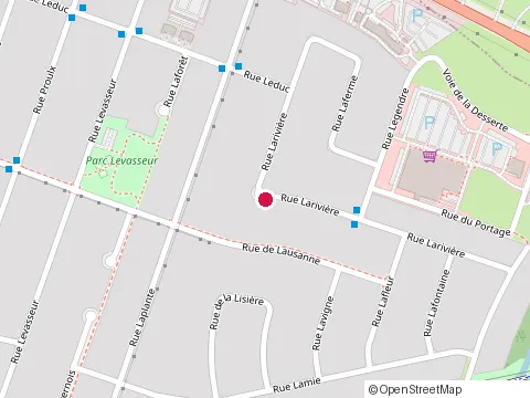 Location of Aki Sushi at 300 Voie de la Desserte, Saint-Constant