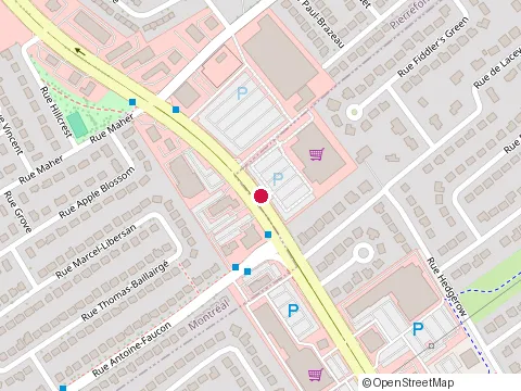Location of Aki Sushi at 3801 boulevard Saint-Charles, Kirkland