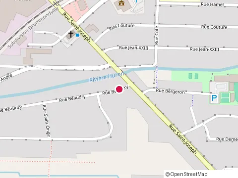 Location of Aki Sushi at 122 Boulevard Laurier, Laurier-Station