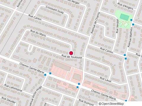 Location of Aki Sushi Mascouche at Rue du Mans, Mascouche