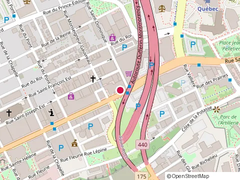 Location of Aki Sushi St Roch at 860 Boulevard Charest E, Québec