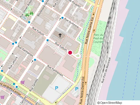 Emplacement de Alloprof au 1000 Rue Fullum, Montréal