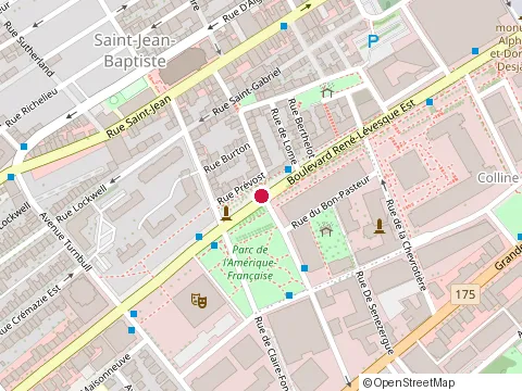 Location of Assurance Commerciale la Cap at 525 boulevard Rene-Levesque E # 525, Québec