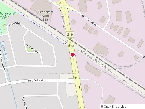 Location of Barrettewood at 583 Chemin du Grand Bernier N, Saint-Jean-sur-Richelieu