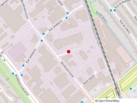 Location of Batiments Sun at 807 Rue Marshall, Laval