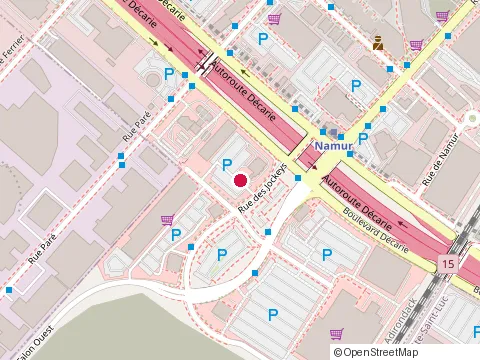 Location of Bâton Rouge Grillhouse & Bar at 5385 Rue des Jockeys, Montréal