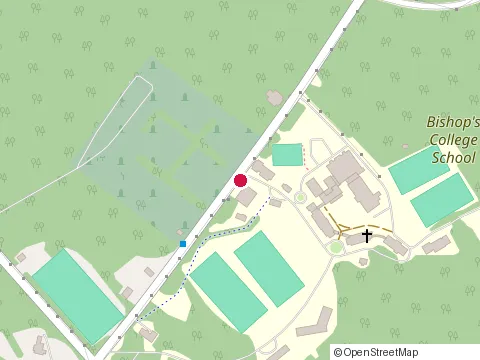 Location of Bishop'S College School at 80 Chemin Moulton Hill, Sherbrooke