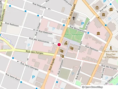 Location of Bureau d'Aide Juridique - Trois-Rivières (Civile et Familiale) at 603-1350 Rue Royale, Trois-Rivières