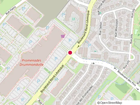 Location of Buropro Citation at 765 Bd René-Lévesque, Drummondville