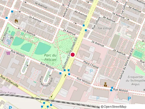 Location of Burrowes Courtiers d'Assurances at 2647 place Chassé, Montréal