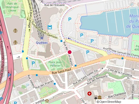 Location of Capitale Co d'Assurance Ltd at Cp 17100 Succ Terminus, Québec