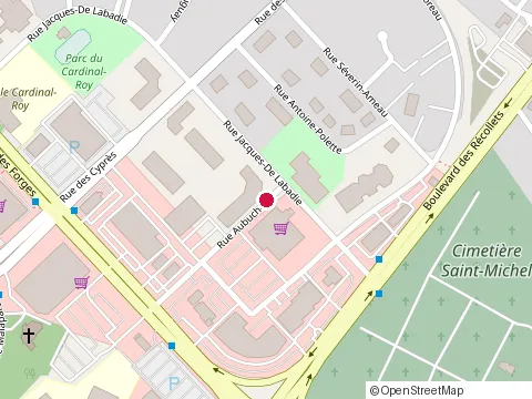 Location of Casa Grecque Trois Rivières at 1285 Rue Aubuchon, Trois-Rivières