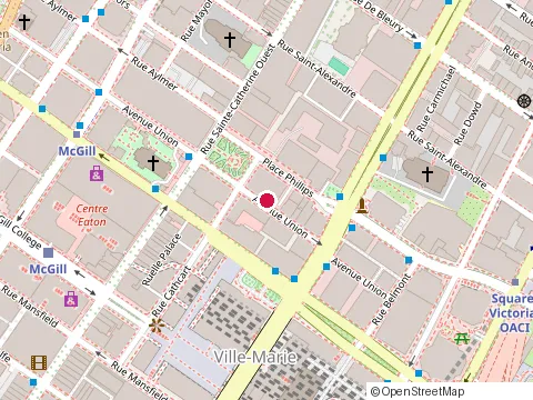 Location of Cdpq Infra at 1000 place Jean-Paul-Riopelle, Montréal