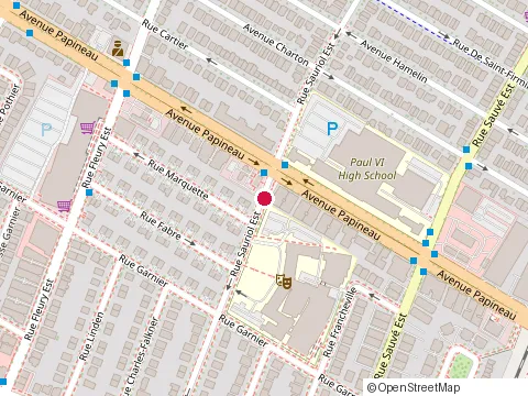 Location of Centre Culturel & Sportif at 1750 Rue Sauriol E, Montréal