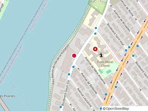 Location of Centre de Jour Angelica at 3395 boulevard Gouin E, Montréal-Nord