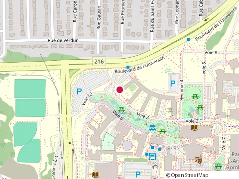 Location of Centre de Technologies Avancées Brp - Université de Sherbrooke (Cta) at Bd de l'Université Immeuble P1 Immeuble P1, Sherbrooke