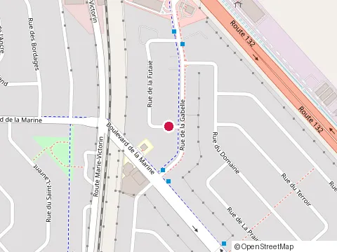 Location of Cite-Jardin Tour Iiib at 100 Rue de la Futaie, Varennes