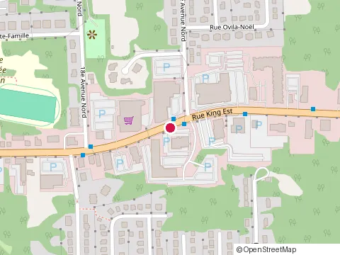 Location of Coco Frutti King Est at 1235 Rue King E, Sherbrooke