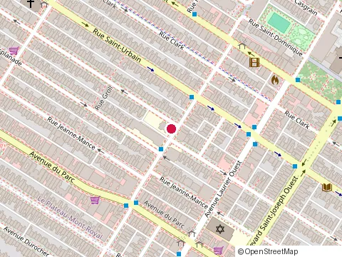 Location of Collège Français at 185 avenue Fairmount O, Montréal