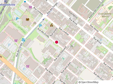 Location of Commission Scolaire des Chênes at 457 Rue des Ecoles, Drummondville