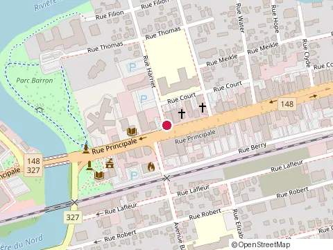 Location of Construction Crevier Inc at 40 Harriet, Lachute