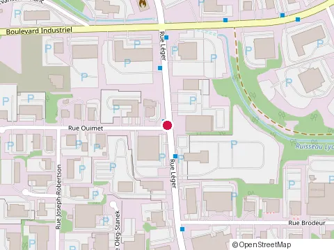 Location of Construction Longer Inc at 175 Rue Léger, Sherbrooke