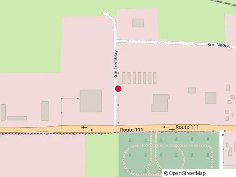 Location of Construction Norascon at 1705 route de l'Aéroport, Amos