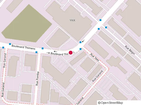 Location of Constructions de Mausolées Carrier Inc at 7575 boulevard Thimens, Saint-Laurent