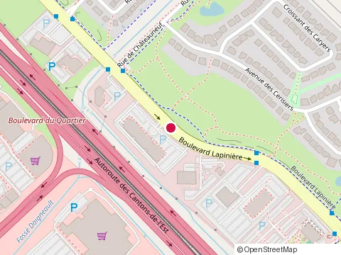 Location of Courtika at Local S-2070 5005 Boul. Lapinière 2E Étage, Brossard