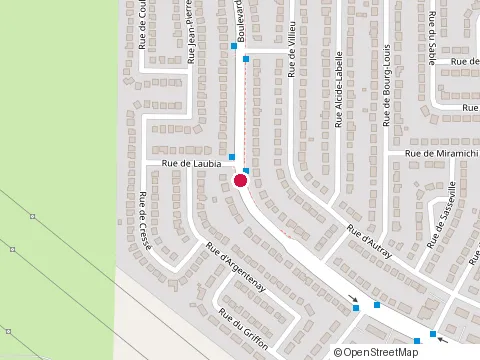 Location of des Trois Saisons Ecole at 1400 boulevard des Seigneurs, Terrebonne