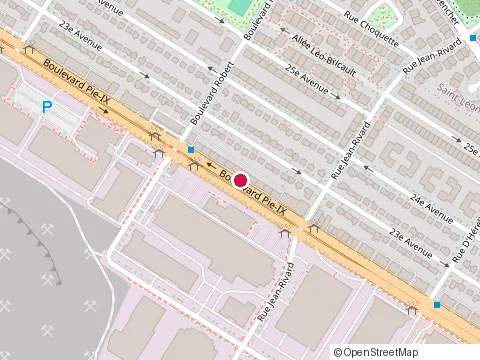 Emplacement de Divco au 8300 Pie-Ix Blvd, Montréal