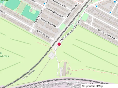 Location of Domino'S Pizza at 7009 Chem. de la Côte St Luc, Montréal