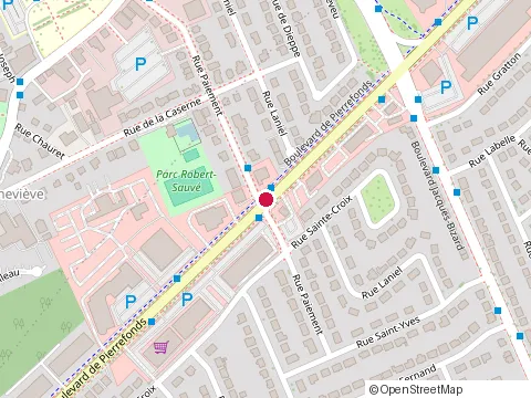 Location of Domino'S Pizza at 15480 Pierrefonds Blvd., Québec