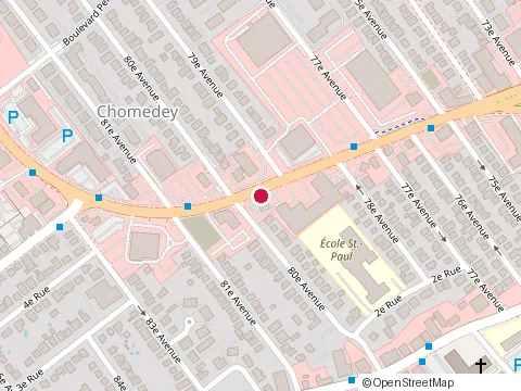 Location of Domino'S Pizza at 550 Boulevard Curé-Labelle, Laval