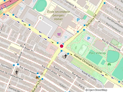 Location of Ecole Georges Vanier at A205 Rue Jarry E, Montréal