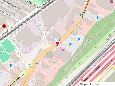 Location of Estruxture Data Centers Mtl-2 at 7001 Rue Saint-Jacques, Montréal